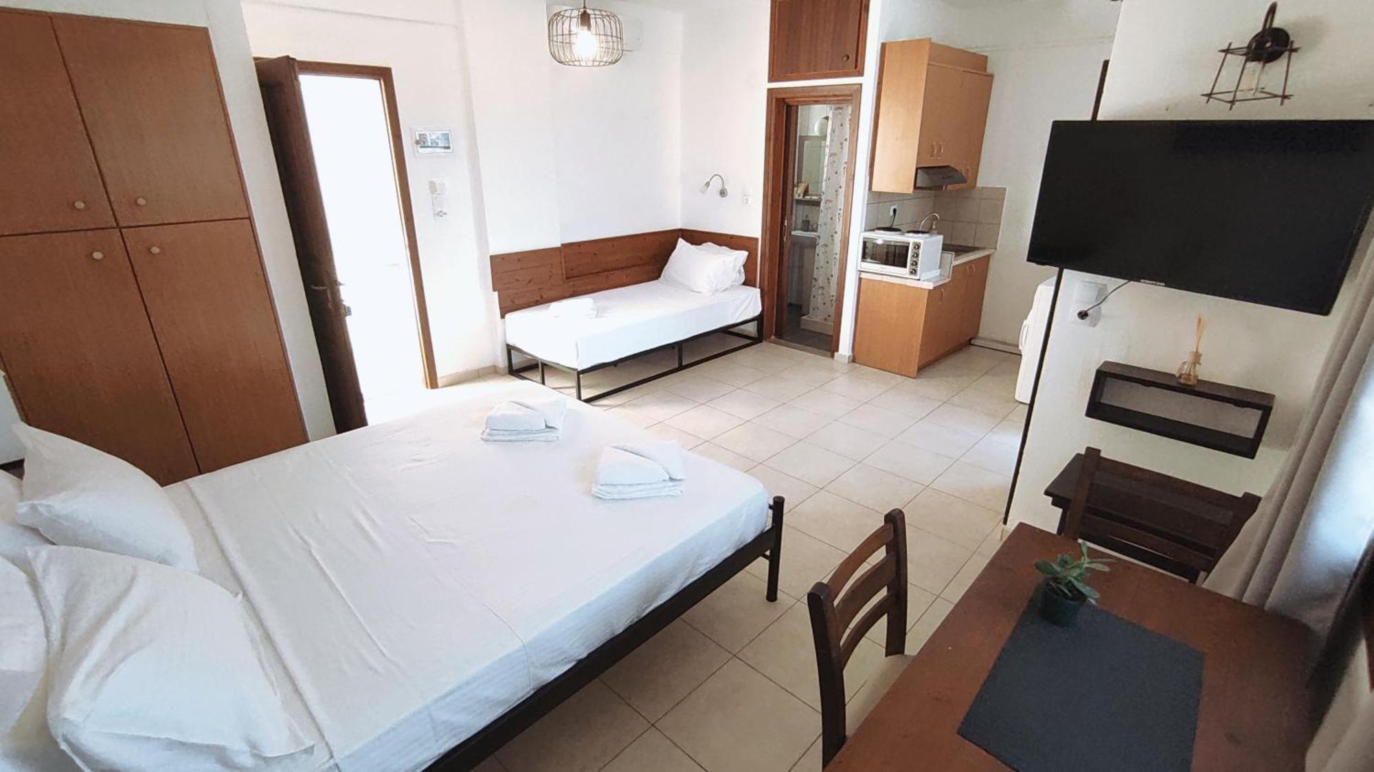 Dedalos N3 Sea View Apartment-30 Metres From The Beach Σταλίδα Εξωτερικό φωτογραφία
